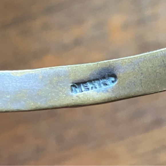 Vintage Marked Sterling 925 Mexico Bangle Bracelet - Picture 7 of 7